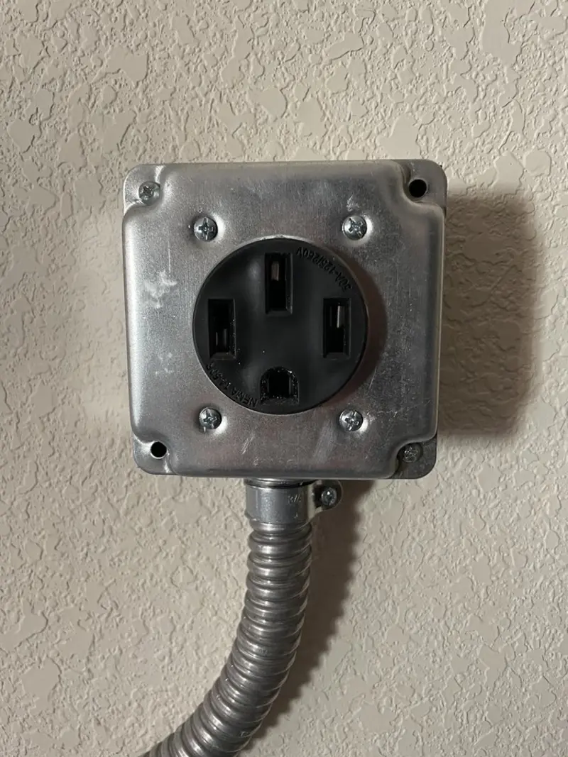 NEMA 14-50 outlet installed for Smart Home Electrical in Yakima